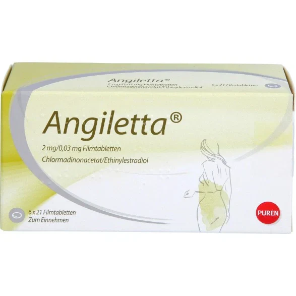 Angiletta 2mg/0.03mg — Digitales Rezept