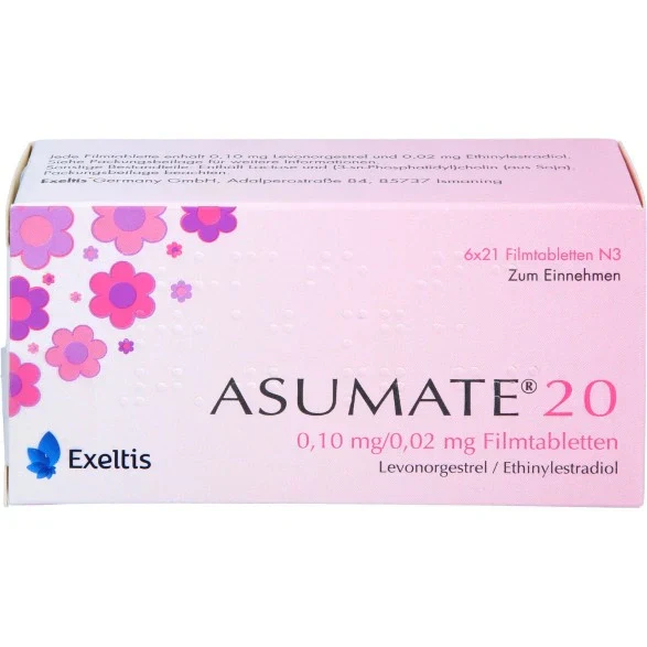 Asumate 20 0.10mg/0.02mg — Digitales Rezept