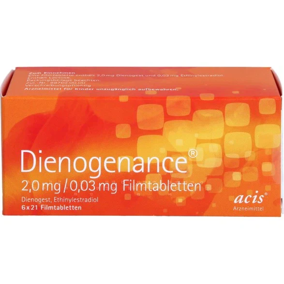 Dienogenance 2.0mg/0.03mg — Digitales Rezept