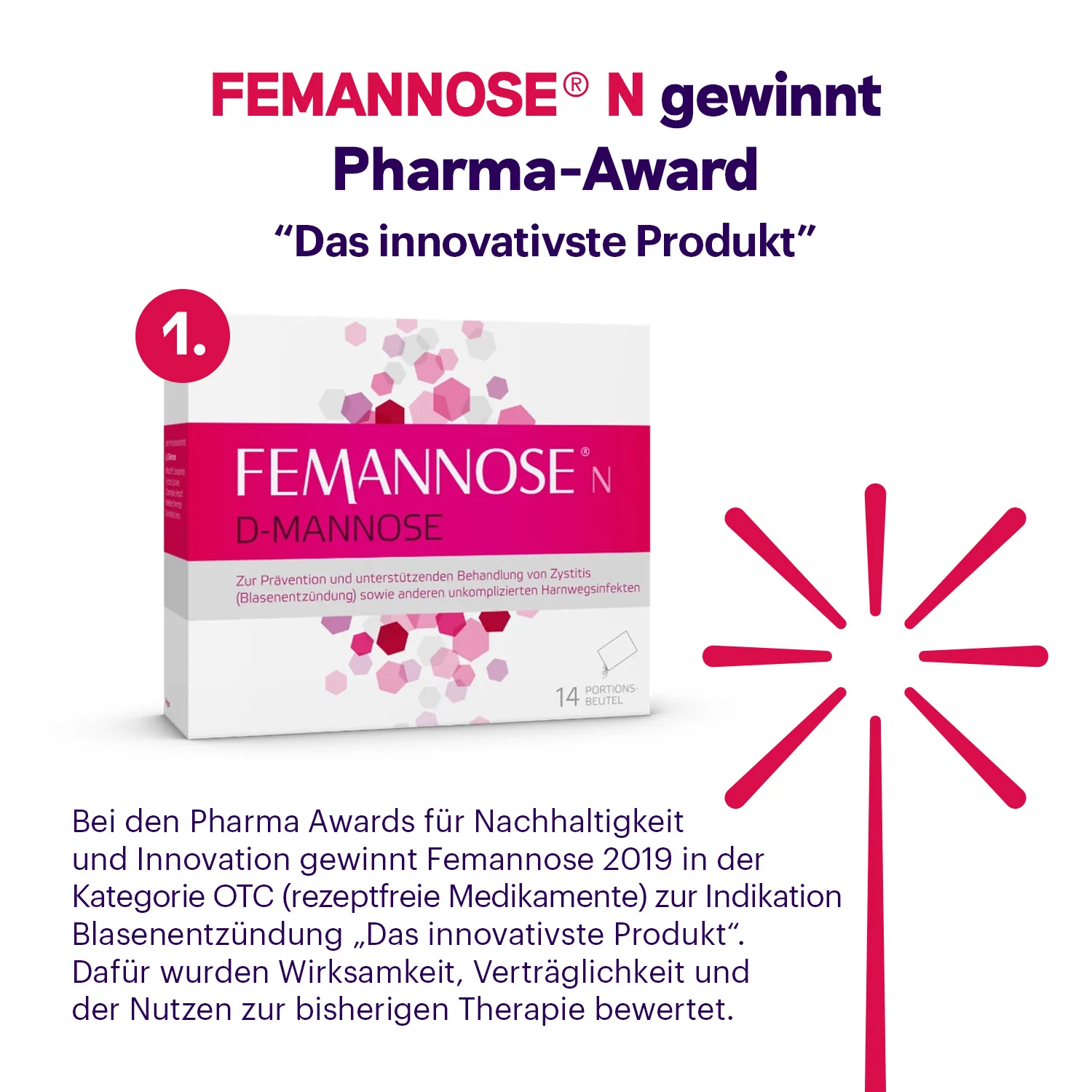 Femannose F mit Preiselbeer-Extrakt und D-Mannose - Image 2