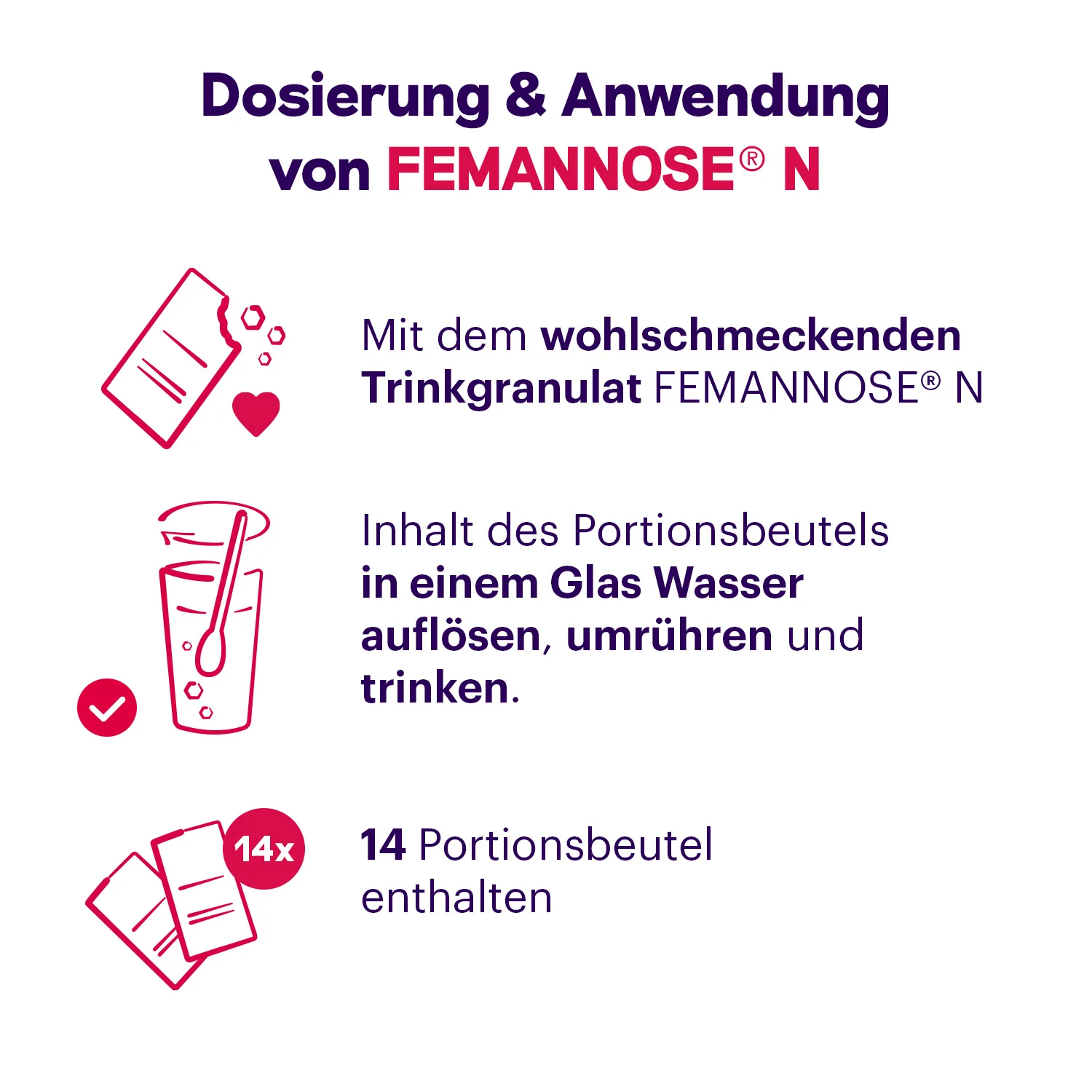 Femannose F mit Preiselbeer-Extrakt und D-Mannose - Image 3