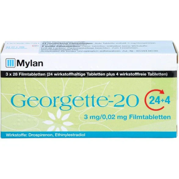 Georgette-20 24+4 3/0.02mg — Digitales Rezept
