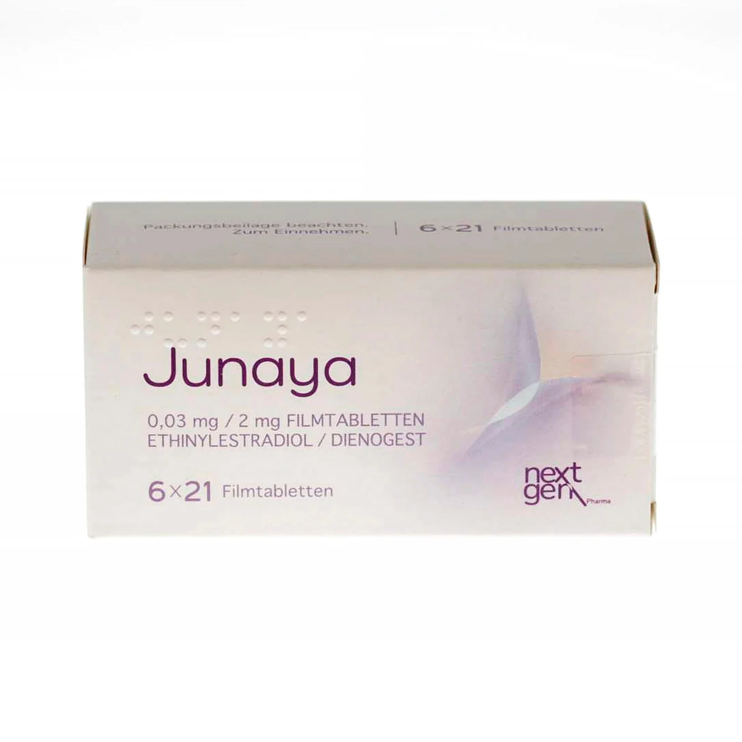 Junaya 0.030mg/2mg — Digitales Rezept