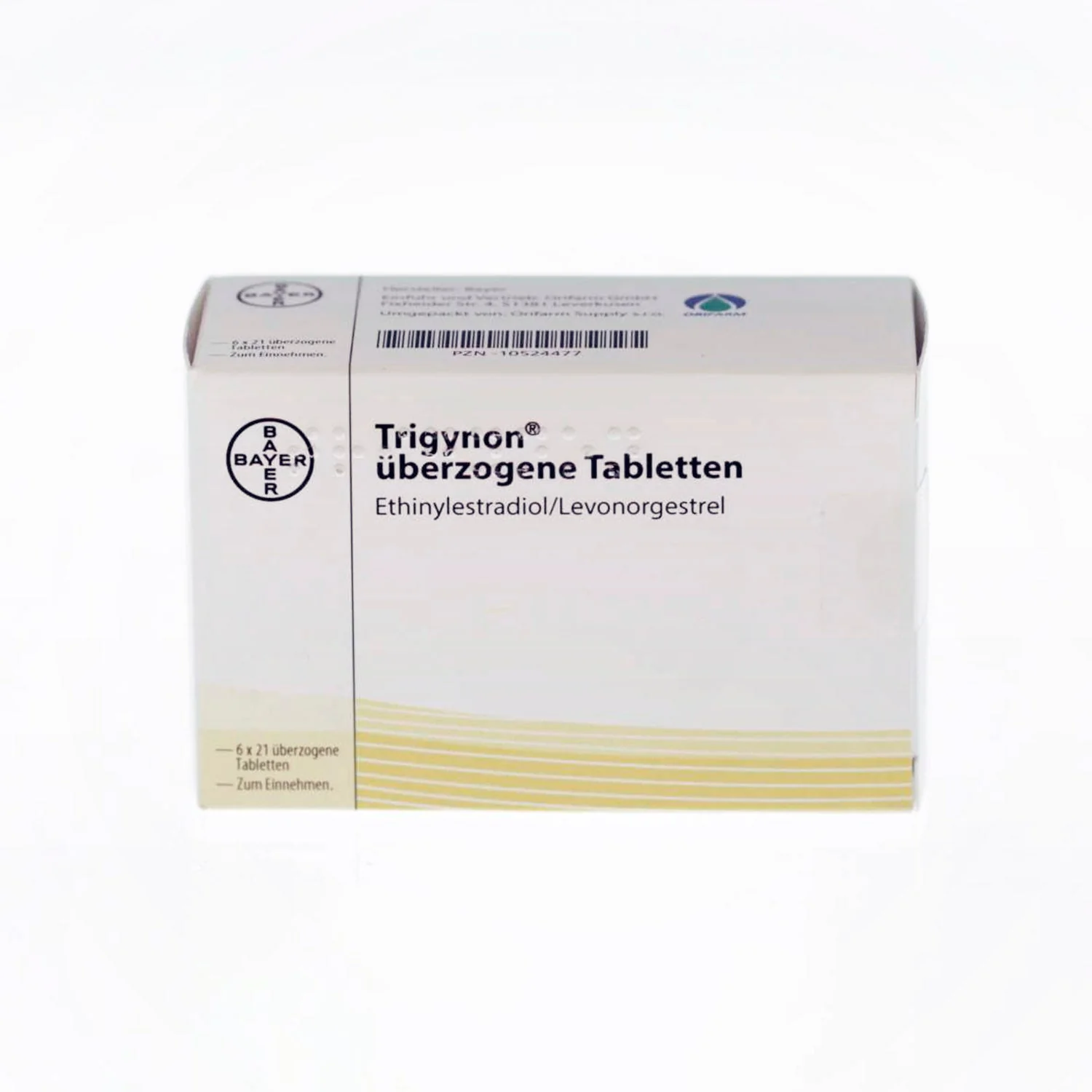 Trigynon 21 Emram 3x21 überzogene Tabletten — Digitales Rezept