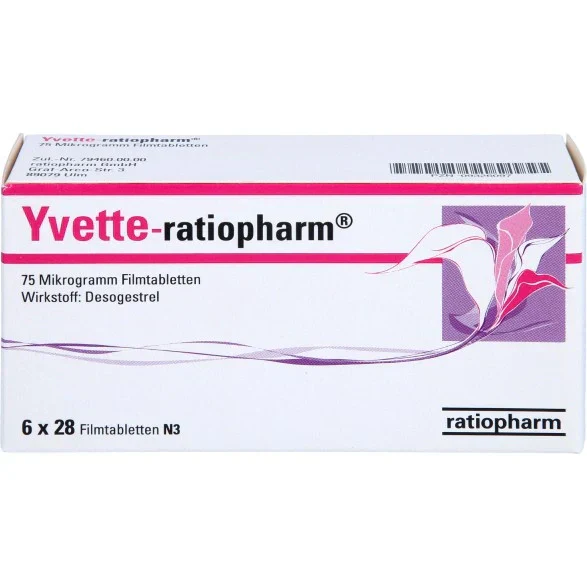 Yvette Ratiopharm 75ug — Digitales Rezept